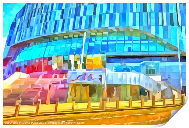 Tottenham FC Pop Art Print by David Pyatt