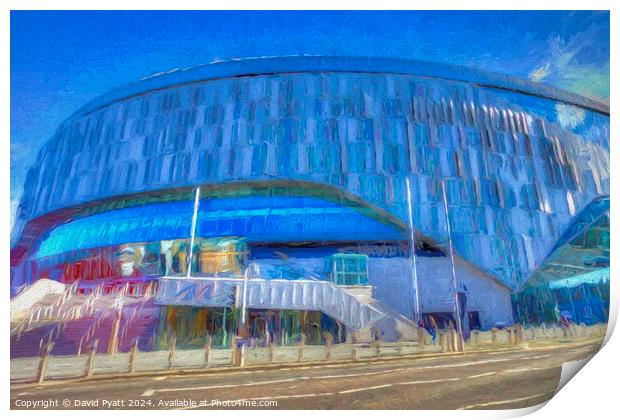 Tottenham Hotspur Stadium Art  Print by David Pyatt