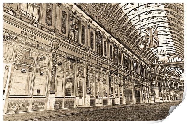 Leadenhall Market London Print by David Pyatt