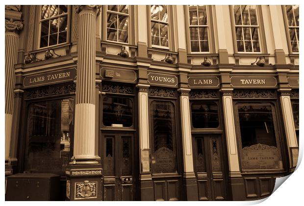 Leadenhall Market London Print by David Pyatt