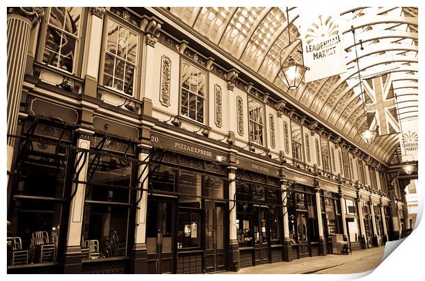 Leadenhall Market London Print by David Pyatt