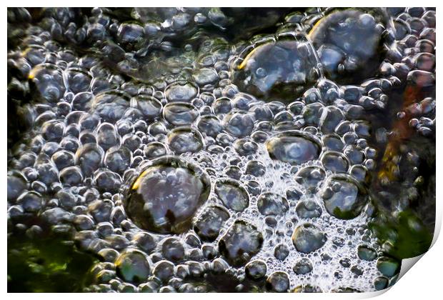 Bubbles Print by David Pyatt