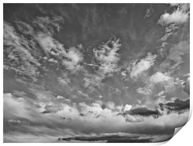Clouds Print by David Pyatt