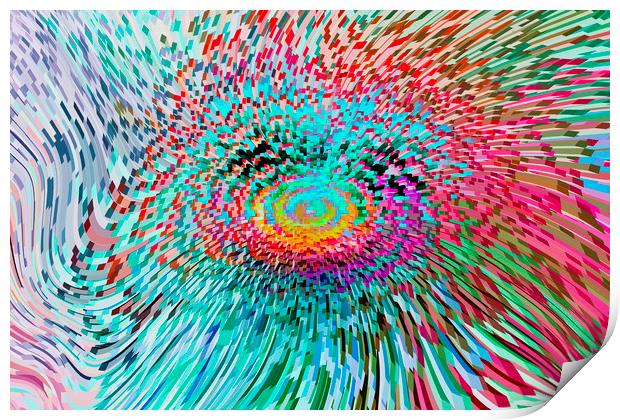 Spinning Abstract Print by David Pyatt