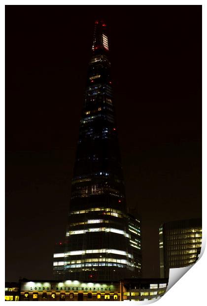 The Shard London Print by David Pyatt