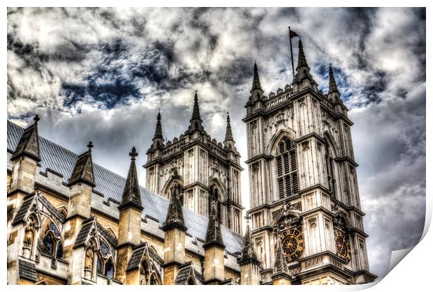 Westminster Abbey London Print by David Pyatt