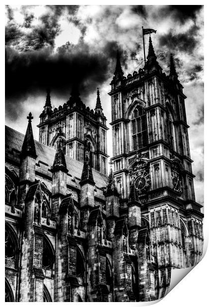  Westminster Abbey London Print by David Pyatt