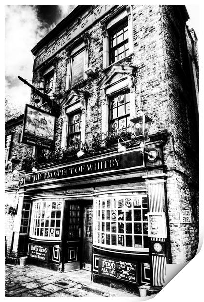 The Prospect of Whitby Pub London  Print by David Pyatt
