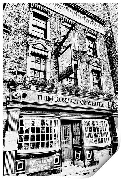 The Prospect Of Whitby Pub London Art Print by David Pyatt