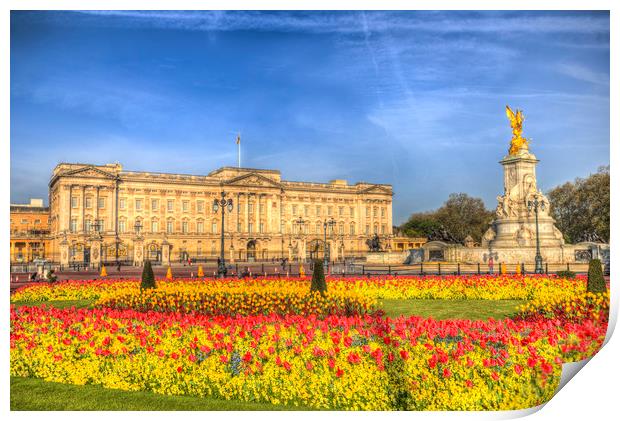 Buckingham Palace London Print by David Pyatt