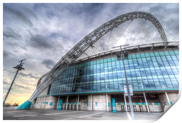 Wembley Stadium London Print by David Pyatt