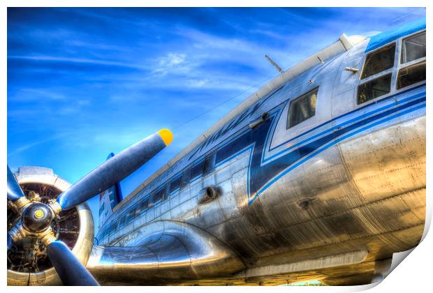 Ilyushin IL-14 Aircraft Print by David Pyatt