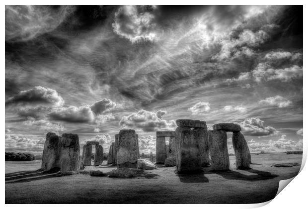 Stonehenge Vista  Print by David Pyatt
