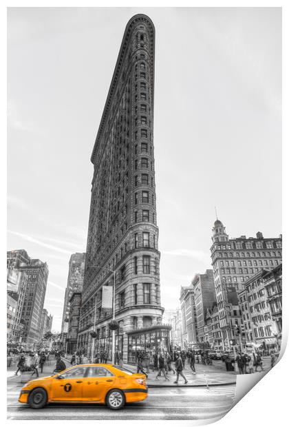Flatiron Building New York Print by David Pyatt
