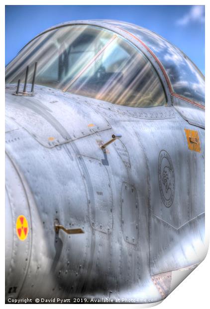 Mig-29 Fighter Jet Print by David Pyatt