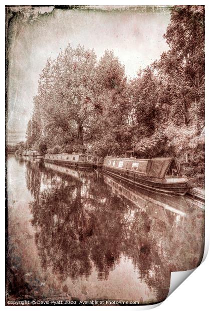 Grand Union Canal Vintage Print by David Pyatt