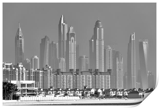 Dubai Architecture  Print by David Pyatt