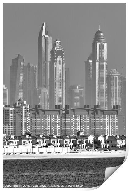 Dubai Architecture   Print by David Pyatt