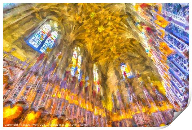 Edinburgh Cathedral Chapel Art Print by David Pyatt