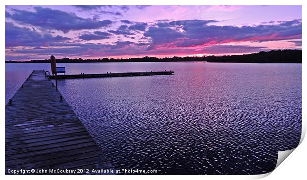 Muckross Jetty Print by John McCoubrey