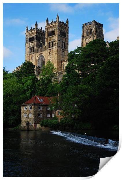 Durham cathedral Print by eric carpenter