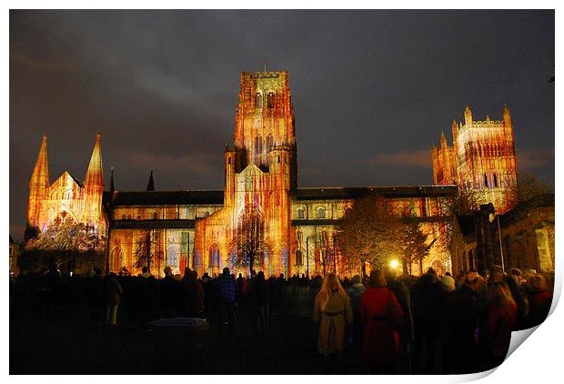 Durham Cathedral Lumiere Print by eric carpenter