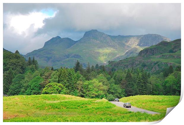 langdale pikes Print by eric carpenter