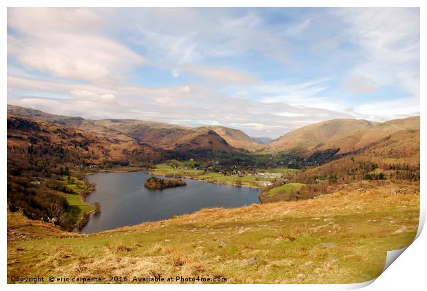 Grasmere view Print by eric carpenter