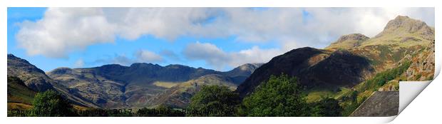 langdale view Print by eric carpenter