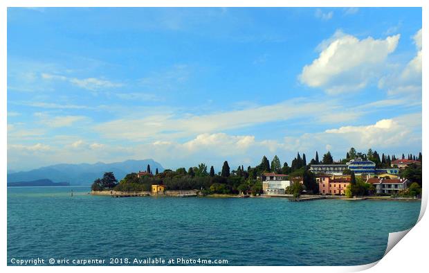           lake garda Print by eric carpenter