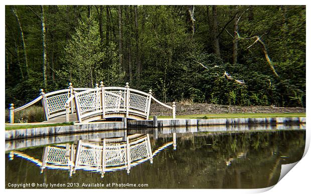 Bridge of Time Print by holly lyndon