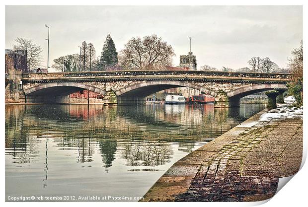 THE BRIDGE Print by Rob Toombs