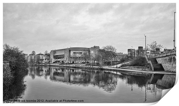 MAIDSTONE RIVER Print by Rob Toombs