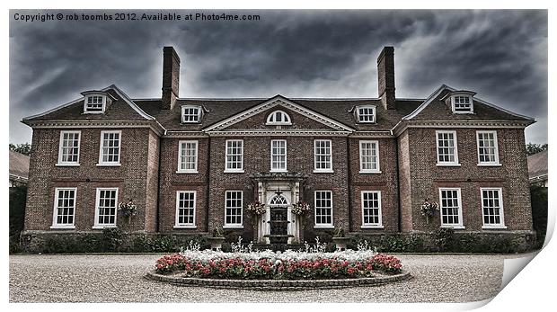 THE CHILSTON PARK HOTEL Print by Rob Toombs