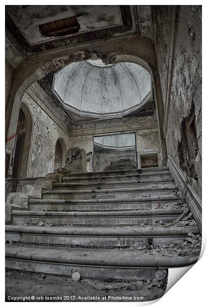 DERELICT DOME Print by Rob Toombs