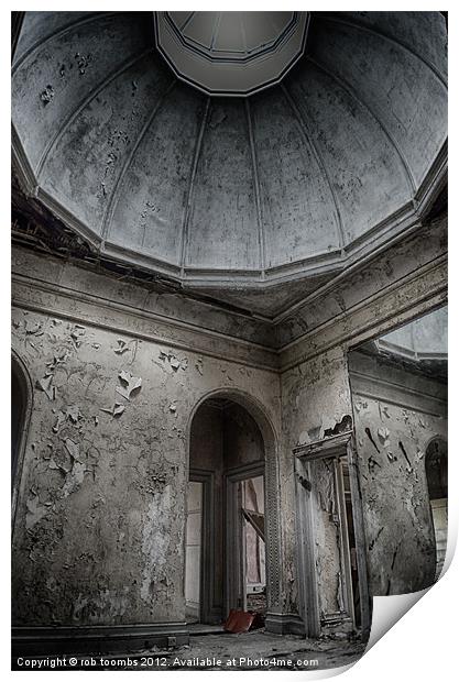 DERELICT DOME 2 Print by Rob Toombs