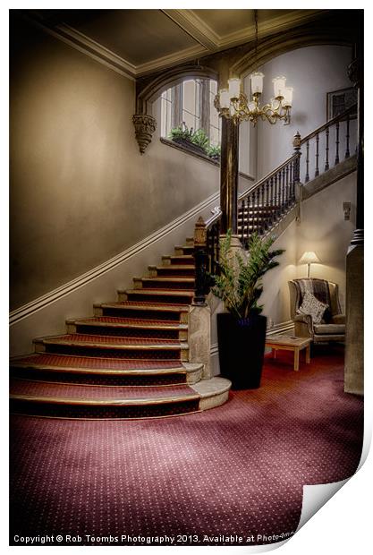THE STAIRCASE Print by Rob Toombs