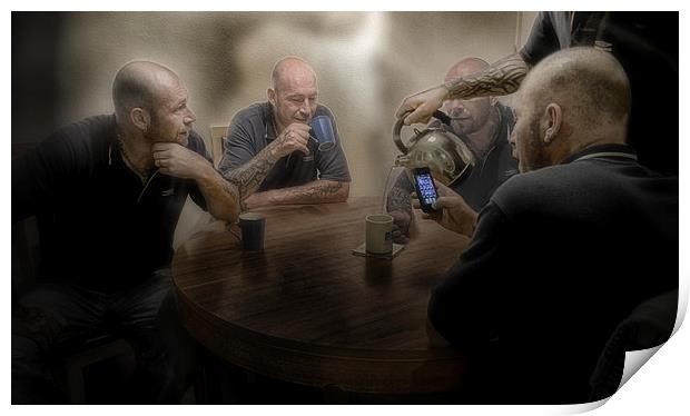 TALKING TO MYSELF Print by Rob Toombs