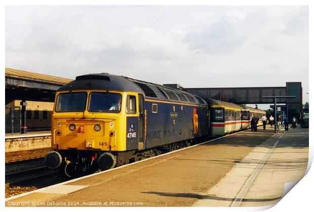 Madhouse On Tour! Celebrity Class 47 at Oxford Print by Lee Osborne
