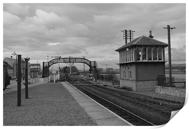 The Railway Station, Bo'ness Print by Lee Osborne