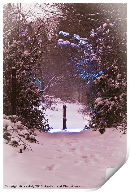 gate way to Narnia Print by Lee Daly