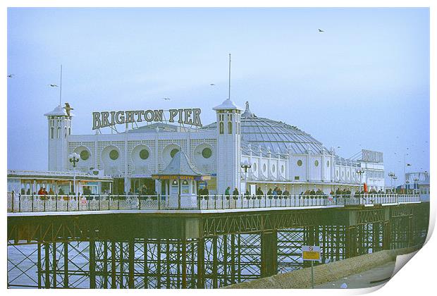 Brighton Pier Print by Tom Styles