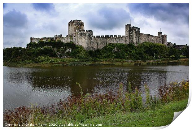 Pembroke Fortress: A Historical Masterpiece Print by Graham Parry