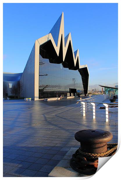 Riverside Museum, Glasgow Print by Jill Bain