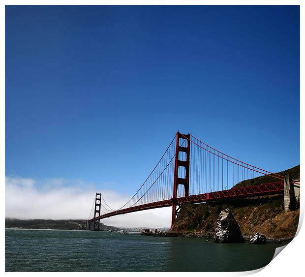 The Golden Gate Bridge Print by Thomas Grob