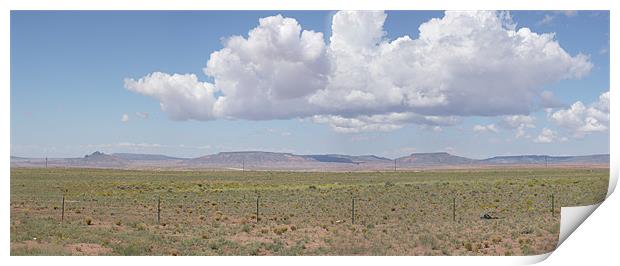 Navajo Land Print by Thomas Grob