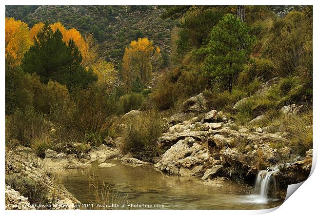 Autumn Landscape Print by Josep M Peñalver