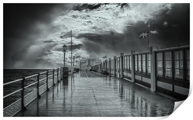 Worthing Between Storms Print by Clive Eariss