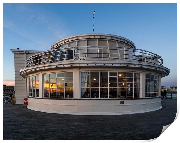 Worthing Pier Sussex Print by Clive Eariss