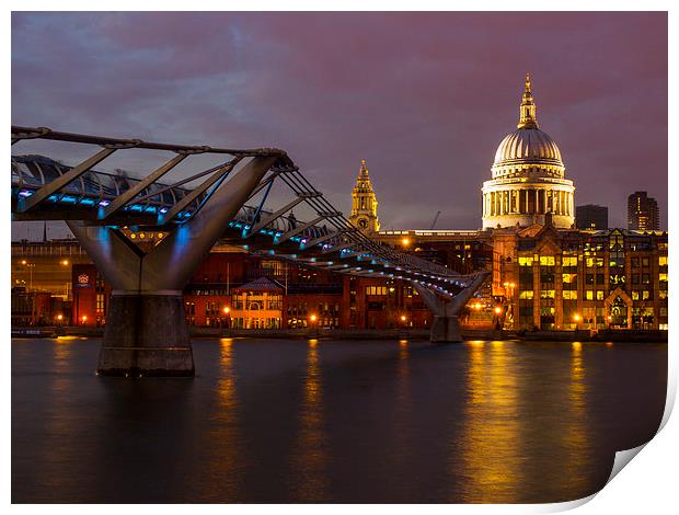  St Paul's London Print by Clive Eariss